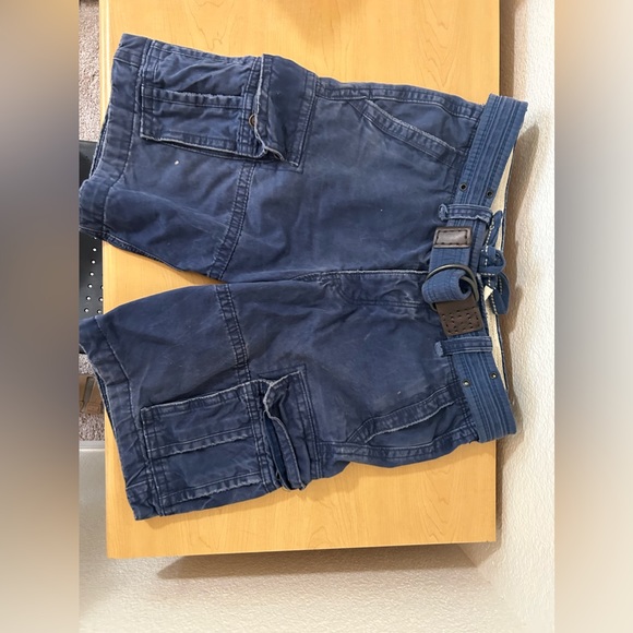Abercrombie & Fitch Blue Cargo Shorts - Picture 5 of 11